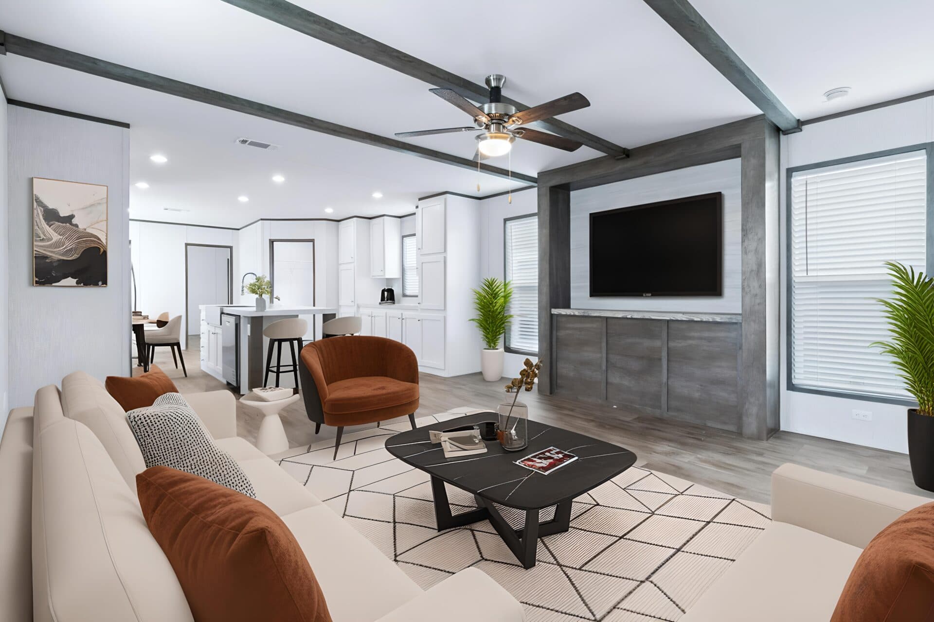 Living room of the Jackson