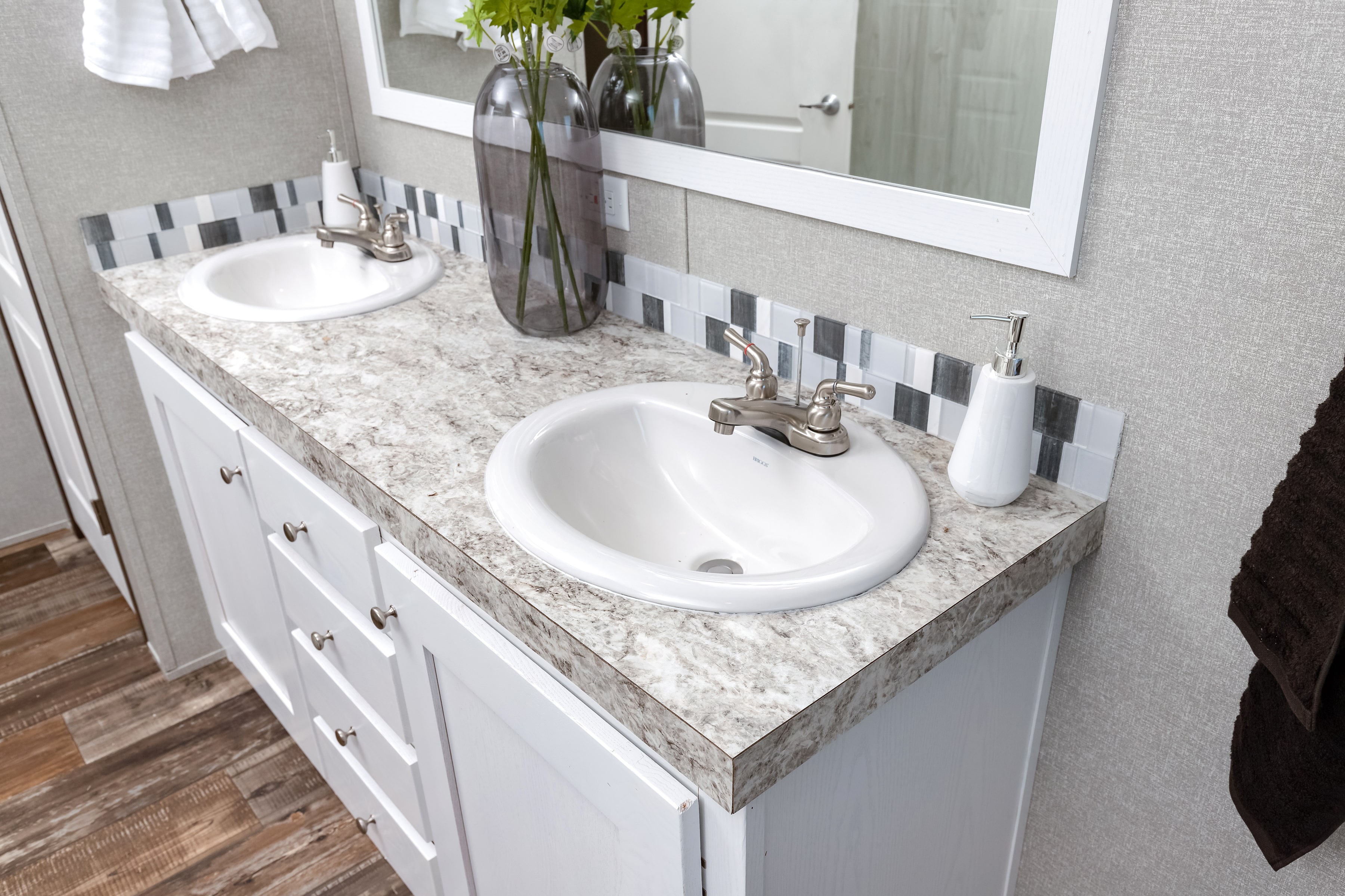 Bathroom Sink with Marble Top