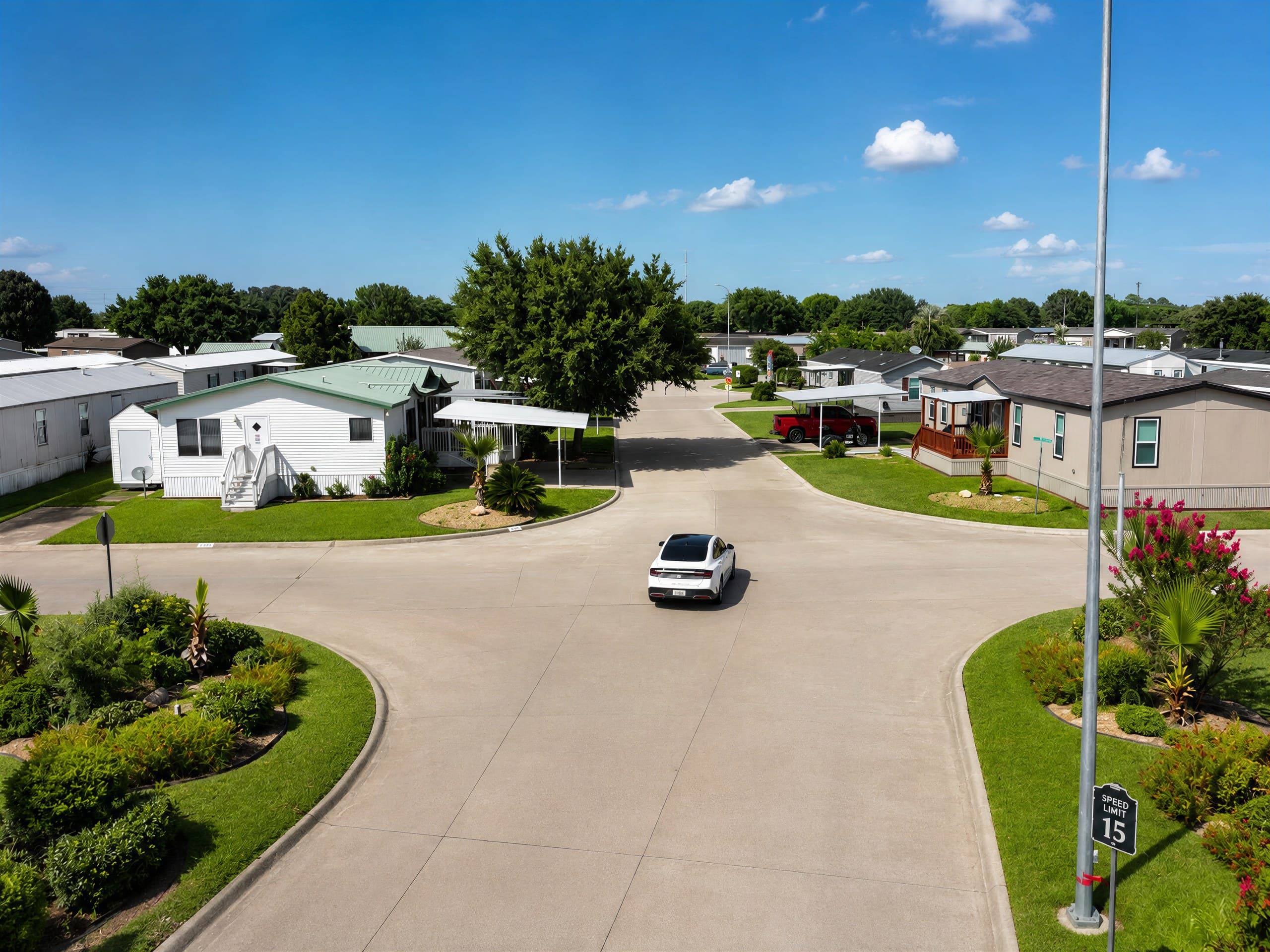 Well-kept homesite at Briarwood Estates